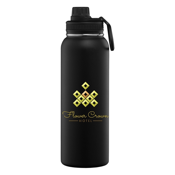 40 oz. Stainless Steel Double Wall Water Bottle - ColorJet - 40 oz. Stainless Steel Double Wall Water Bottle - ColorJet - Image 1 of 3