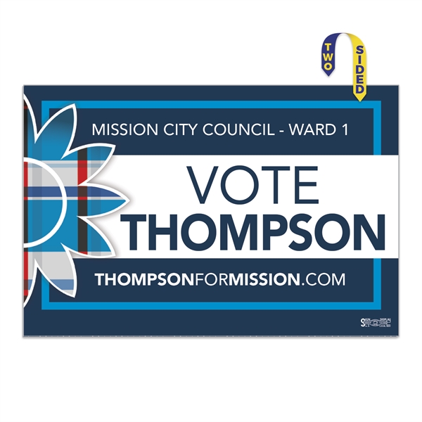 Corrugated Plastic Sign: Full Color-Full Bleed (12"x18") - Corrugated Plastic Sign: Full Color-Full Bleed (12"x18") - Image 1 of 1