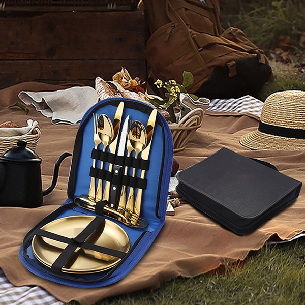 Camping Cutlery Set With Case - Camping Cutlery Set With Case - Image 4 of 7