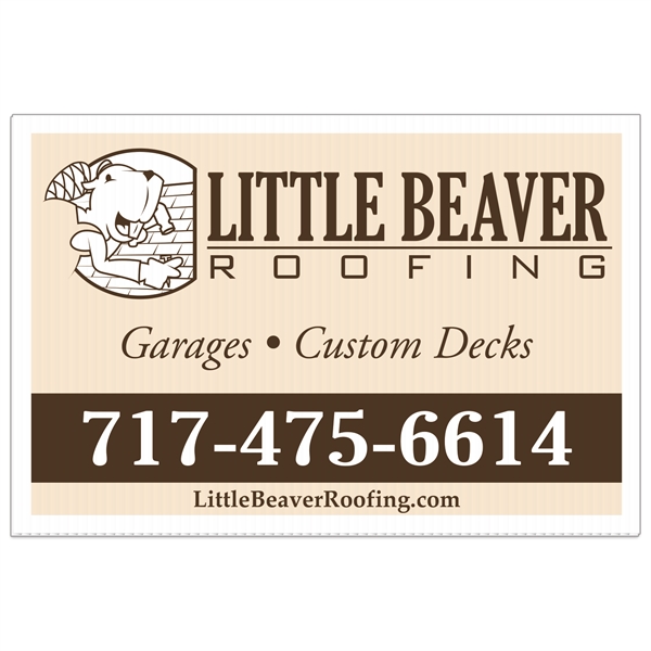 Corrugated Plastic Sign: Full Color (12"x18") - Corrugated Plastic Sign: Full Color (12"x18") - Image 0 of 1