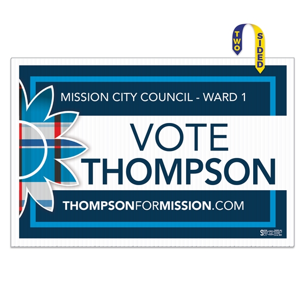 Corrugated Plastic Sign: Full Color (12"x18") - Corrugated Plastic Sign: Full Color (12"x18") - Image 1 of 1