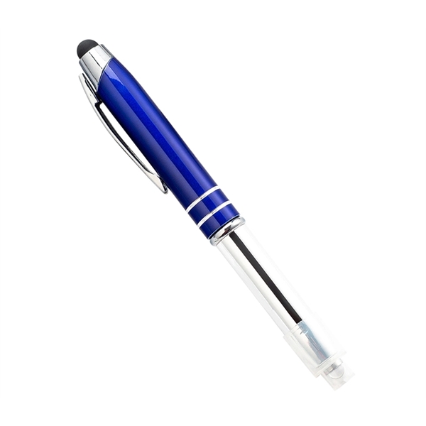 3-in-1 Stylus Pen with LED Flashlight - 3-in-1 Stylus Pen with LED Flashlight - Image 2 of 7