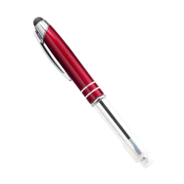 3-in-1 Stylus Pen with LED Flashlight - 3-in-1 Stylus Pen with LED Flashlight - Image 3 of 7