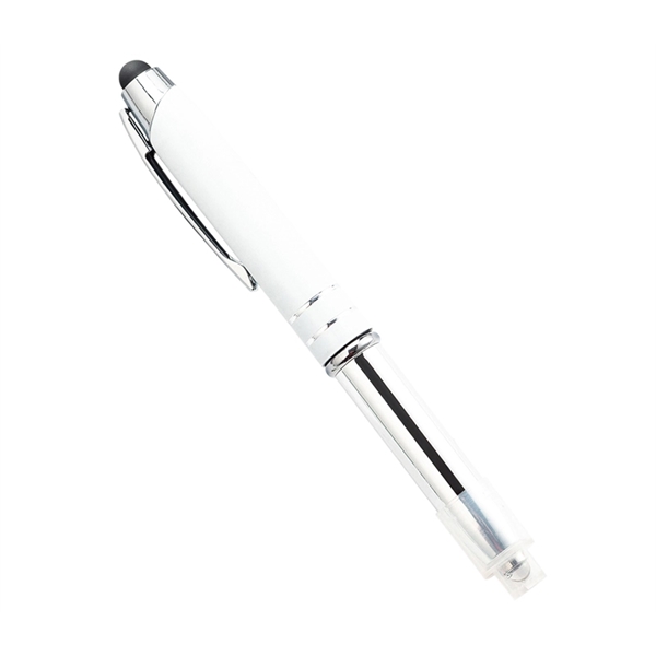 3-in-1 Stylus Pen with LED Flashlight - 3-in-1 Stylus Pen with LED Flashlight - Image 4 of 7