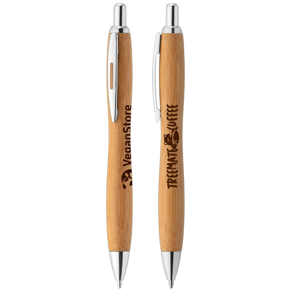 Bamboo Sophisticate Chrome Pen - Bamboo Sophisticate Chrome Pen - Image 0 of 1