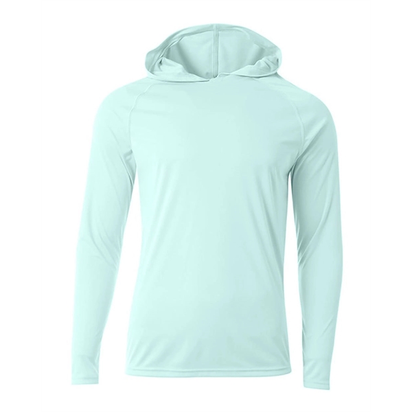 A4 Cooling Performance Hooded Long Sleeve T-Shirt