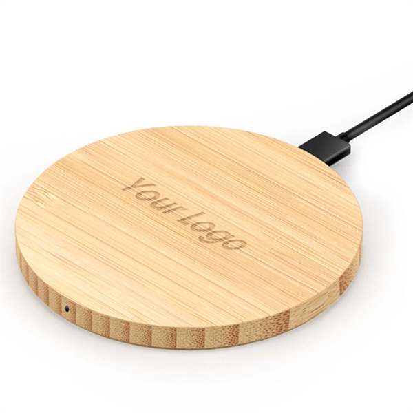 Wood Wireless Charger Pad - Wood Wireless Charger Pad - Image 0 of 2