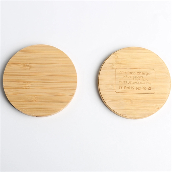 Wood Wireless Charger Pad - Wood Wireless Charger Pad - Image 2 of 2
