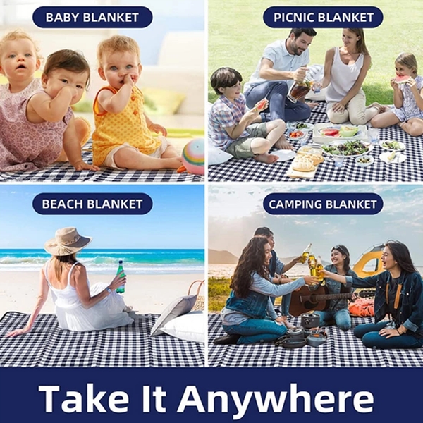 Foldable Sandproof Picnic Blanket - Foldable Sandproof Picnic Blanket - Image 5 of 5