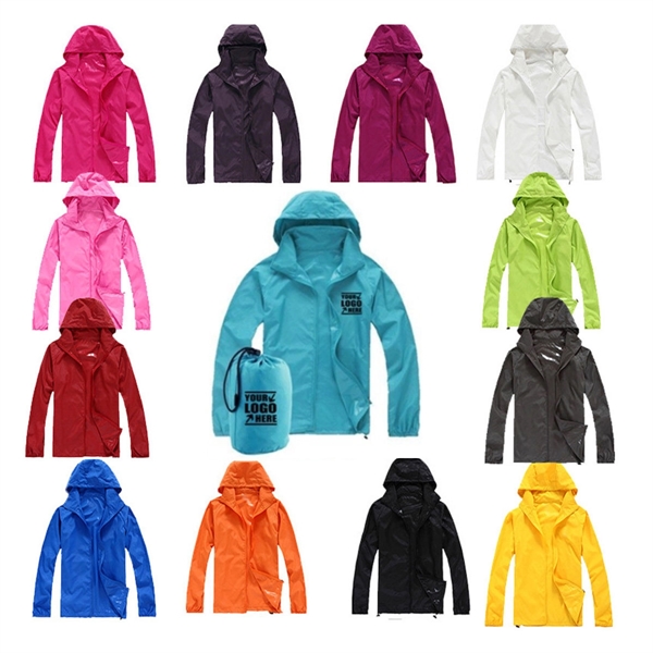 Foldable Waterproof Sunscreen Jacket - Foldable Waterproof Sunscreen Jacket - Image 0 of 2