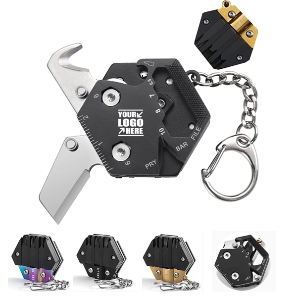 Multifunction Keychain Knife Outdoor Escape Mini Tools - Multifunction Keychain Knife Outdoor Escape Mini Tools - Image 0 of 5