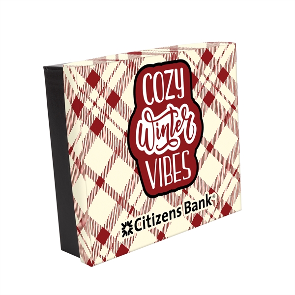 New Year Premier Chocolate Pretzel Gift Box w/Full Color Lid - New Year Premier Chocolate Pretzel Gift Box w/Full Color Lid - Image 3 of 3