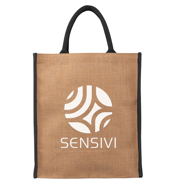 Jakarta - Large Jute Tote Bag - Jakarta - Large Jute Tote Bag - Image 2 of 4