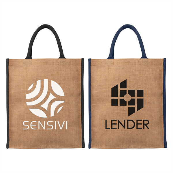 Jakarta - Large Jute Tote Bag - Jakarta - Large Jute Tote Bag - Image 0 of 4