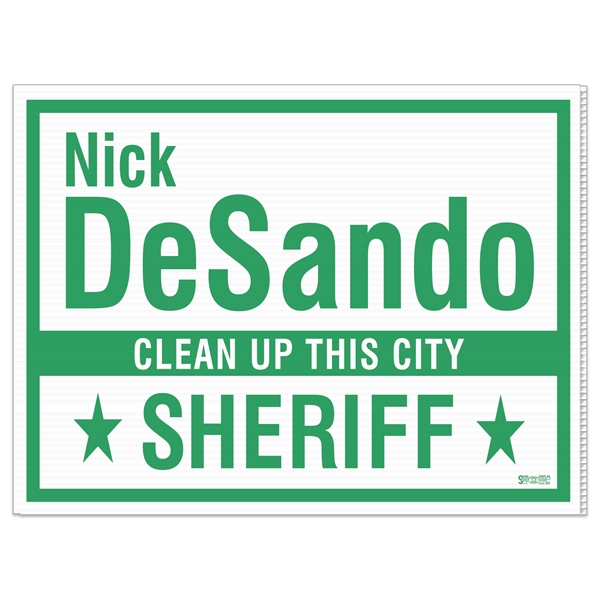 36" x 48" Format Stock Size Corrugated Plastic Sign- 1 Sided - 36" x 48" Format Stock Size Corrugated Plastic Sign- 1 Sided - Image 0 of 0