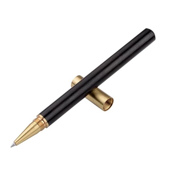 Eco-friendly Wooden Pen with Metal Cap - Eco-friendly Wooden Pen with Metal Cap - Image 0 of 5