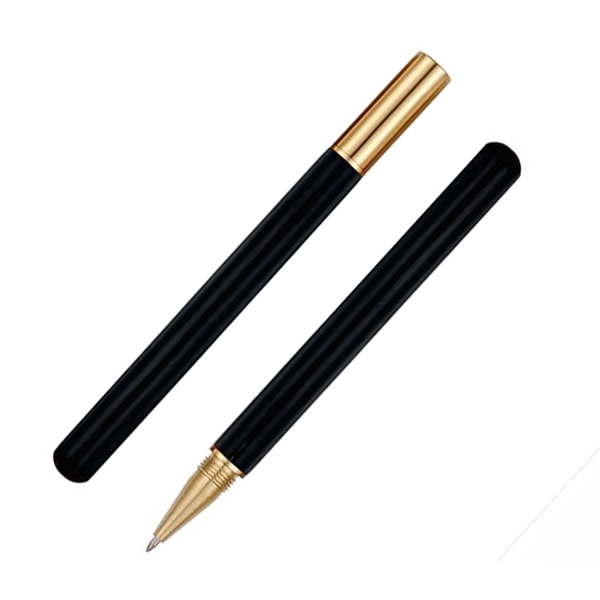 Eco-friendly Wooden Pen with Metal Cap - Eco-friendly Wooden Pen with Metal Cap - Image 1 of 5