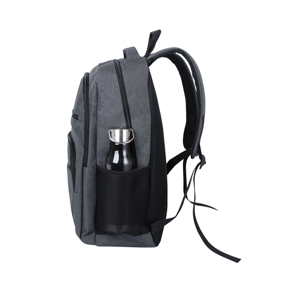 Spencer RPET Laptop Backpack - Spencer RPET Laptop Backpack - Image 4 of 6