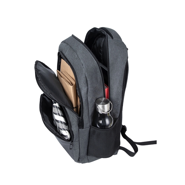 Spencer RPET Laptop Backpack - Spencer RPET Laptop Backpack - Image 5 of 6