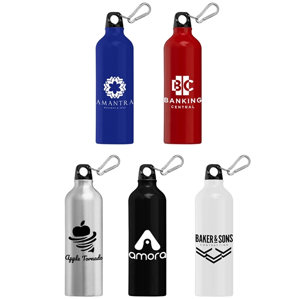 Portland Plus - 25 oz. Aluminum Water Bottle - Silkscreen - Portland Plus - 25 oz. Aluminum Water Bottle - Silkscreen - Image 0 of 5