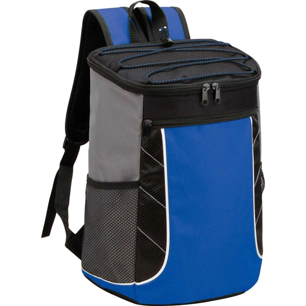 24-Can Backpack PEVA Lining Insulated Cooler Bag - 24-Can Backpack PEVA Lining Insulated Cooler Bag - Image 6 of 6