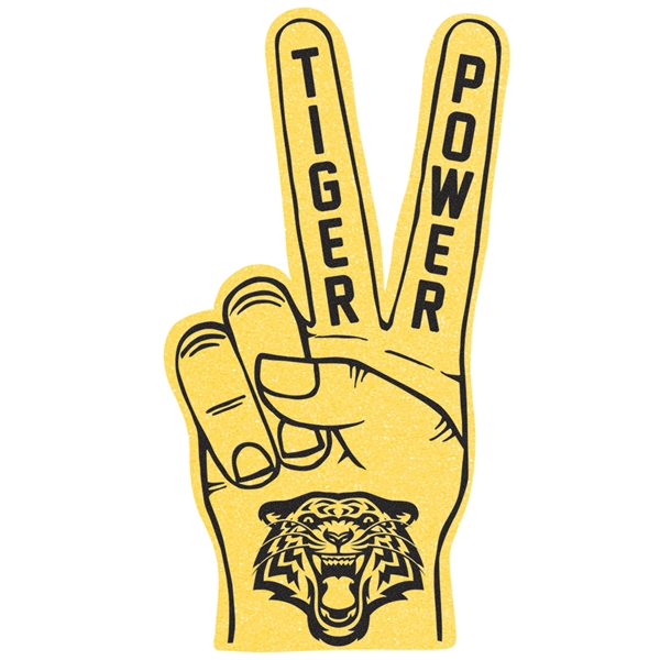 22.5" Peace / Victory Foam Mitt