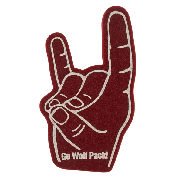 18" Wolf Sign Foam Mitt - 18" Wolf Sign Foam Mitt - Image 0 of 1