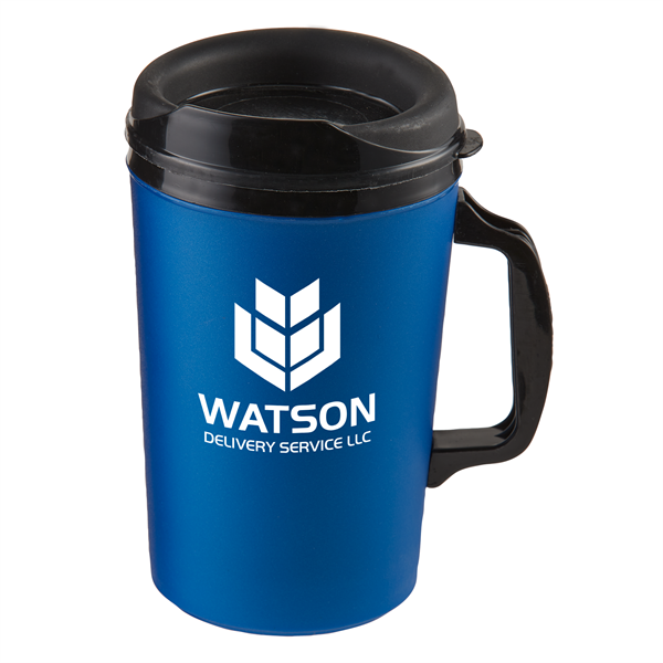 34 oz Mammoth Insulated Plastic Mug - 34 oz Mammoth Insulated Plastic Mug - Image 0 of 11