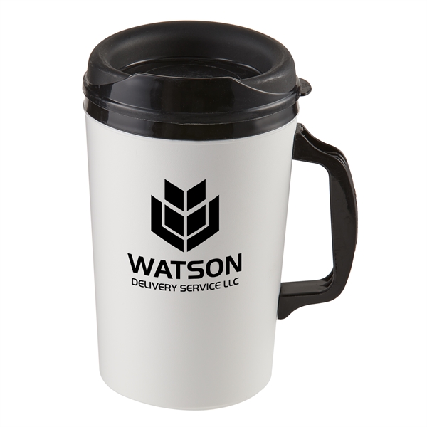 34 oz Mammoth Insulated Plastic Mug - 34 oz Mammoth Insulated Plastic Mug - Image 1 of 11