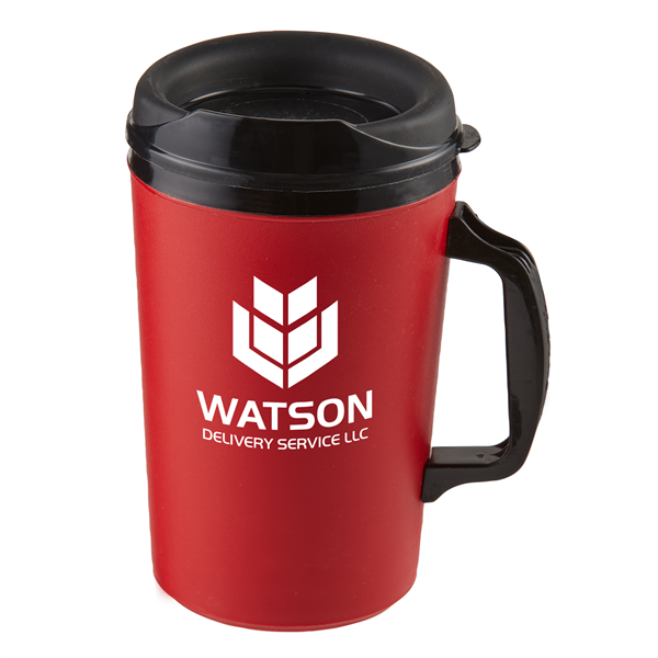 34 oz Mammoth Insulated Plastic Mug - 34 oz Mammoth Insulated Plastic Mug - Image 2 of 11