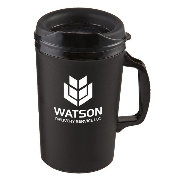 34 oz Mammoth Insulated Plastic Mug - 34 oz Mammoth Insulated Plastic Mug - Image 3 of 11