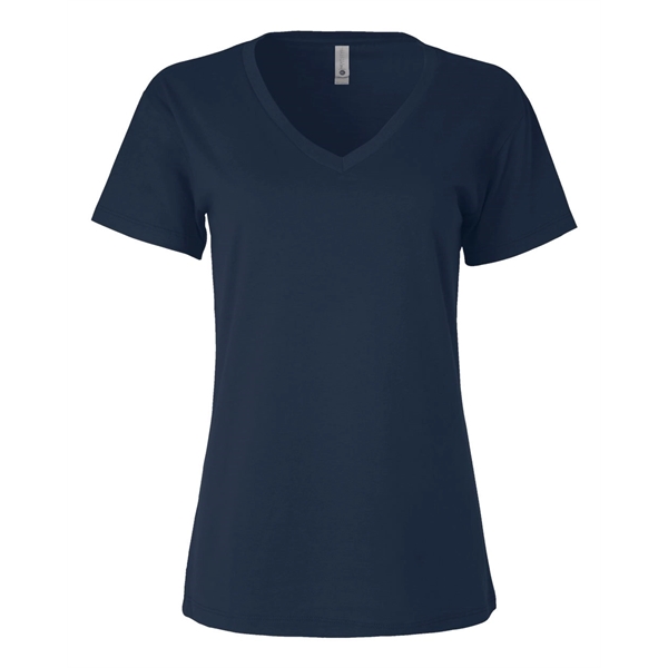 Next Level Women's Cotton V-Neck T-Shirt - Next Level Women's Cotton V-Neck T-Shirt - Image 14 of 16