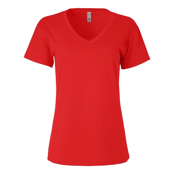Next Level Women's Cotton V-Neck T-Shirt - Next Level Women's Cotton V-Neck T-Shirt - Image 15 of 16