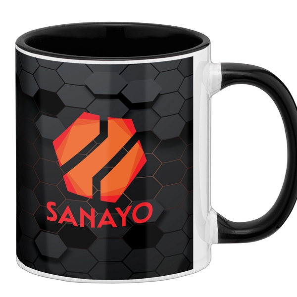 Custom SimpliColor 12 oz. Ceramic Mug with ColorPop