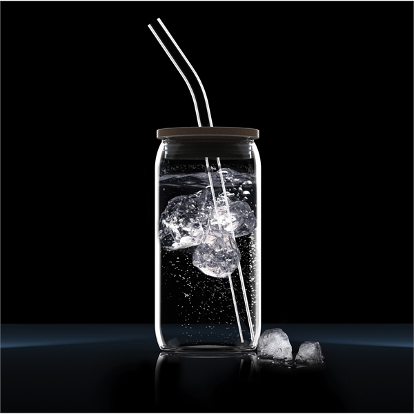 Asobu Glass Straw Tumbler - Asobu Glass Straw Tumbler - Image 0 of 3