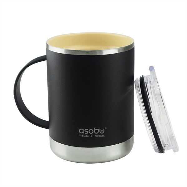 12 oz, Asobu® Ultimate Vacuum Insulated Coffee Mug - 12 oz, Asobu® Ultimate Vacuum Insulated Coffee Mug - Image 4 of 37