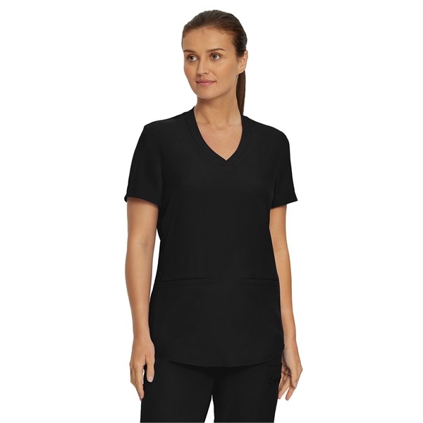 Landau - Forward - Women's 3-Pocket Rib-Knit Neckline V-N... - Landau - Forward - Women's 3-Pocket Rib-Knit Neckline V-N... - Image 0 of 0