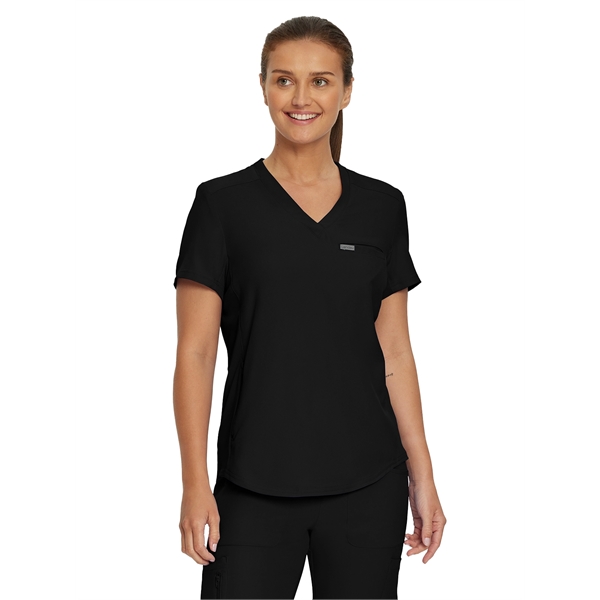 Landau - Forward - Women's Two-Pocket Shirttail Hemline V... - Landau - Forward - Women's Two-Pocket Shirttail Hemline V... - Image 0 of 38
