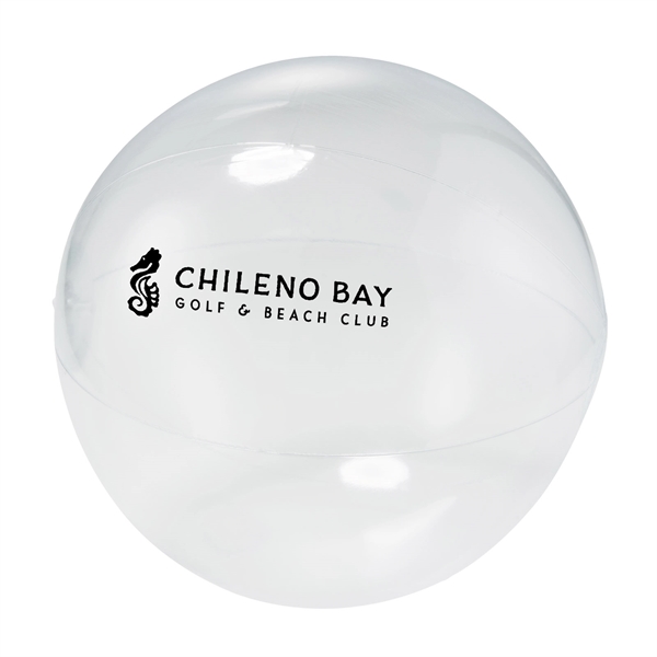 16" Translucent Clear Beach Ball - 16" Translucent Clear Beach Ball - Image 1 of 1