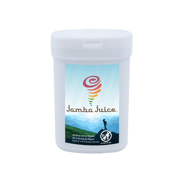 60 Individual Antibacterial Wet Tek-Wipes - 60 Individual Antibacterial Wet Tek-Wipes - Image 0 of 2