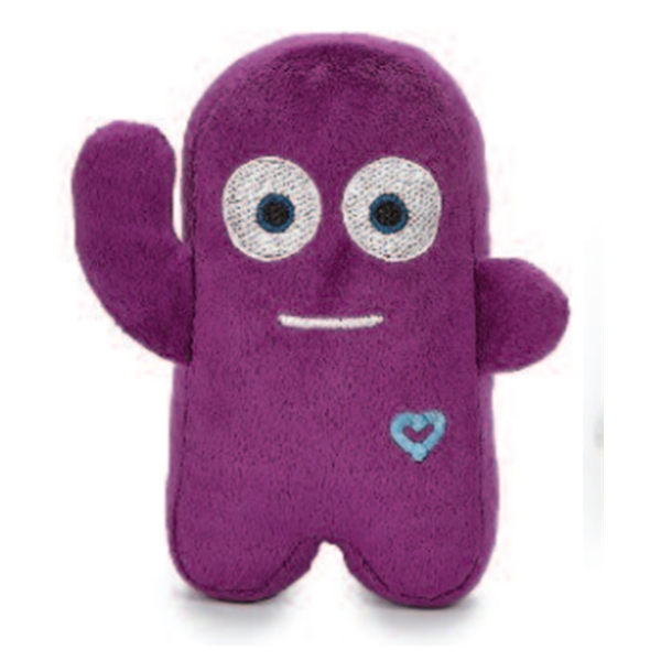 Custom Purple Monster Stuffed Toy