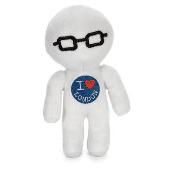 Custom I Love London Man Stuffed Toy