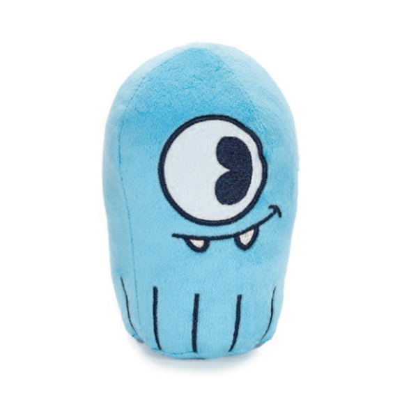 Custom Blue Monster Stuffed Toy