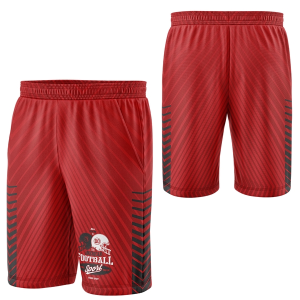 Unisex 160 GSM Brushed Milk Silk Sublimation Shorts