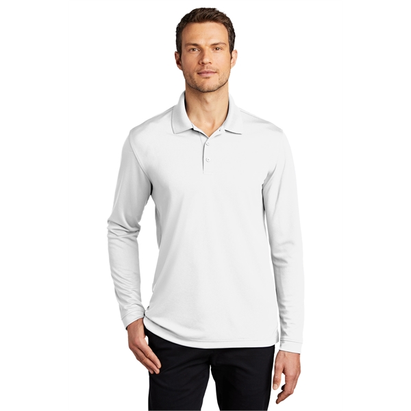 Port Authority Dry Zone UV Micro-Mesh Long Sleeve Polo - Port Authority Dry Zone UV Micro-Mesh Long Sleeve Polo - Image 35 of 49