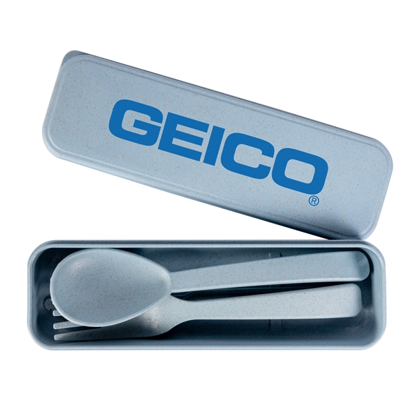 Wheat Straw Utensil Set - Wheat Straw Utensil Set - Image 2 of 4