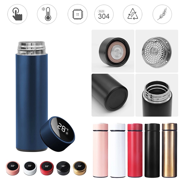 Digital Temperature Control Water Bottle - Digital Temperature Control Water Bottle - Image 0 of 6