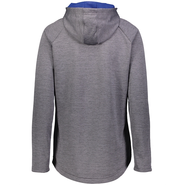 Ladies' Zoe Tonal Heather Full Zip Hoodie - Ladies' Zoe Tonal Heather Full Zip Hoodie - Image 9 of 11
