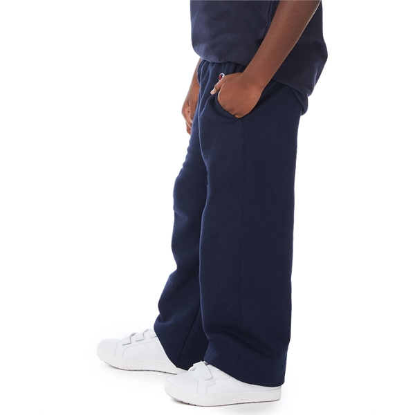 Champion Youth Powerblend® Open-Bottom Fleece Pant with P... - Champion Youth Powerblend® Open-Bottom Fleece Pant with P... - Image 19 of 21