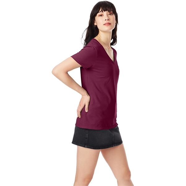 Hanes Ladies' Perfect-T V-Neck T-Shirt - Hanes Ladies' Perfect-T V-Neck T-Shirt - Image 113 of 156